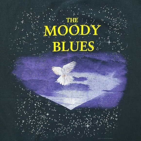 Moody Blues Vintage T-Shirt 1997 Summer US Tour Dove Art Rock Band XL - Picture 4 of 10